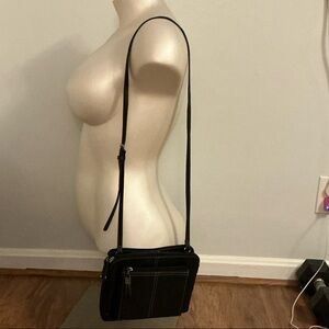 Tignanello Black Crossbody Bag
